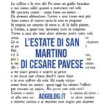 L'estate di San Martino di Cesare Pavese