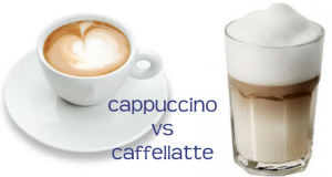 cappuccino vs caffellatte