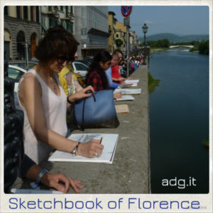 workshop of sketchbook in florence