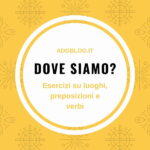 dove siamo preposizioni