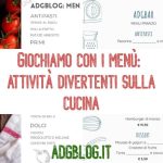 giochiamo con i menù