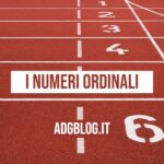 I numeri ordinali in italiano L2/LS