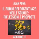 Proposte ruolo docenti A23 scuola - Alan Pona